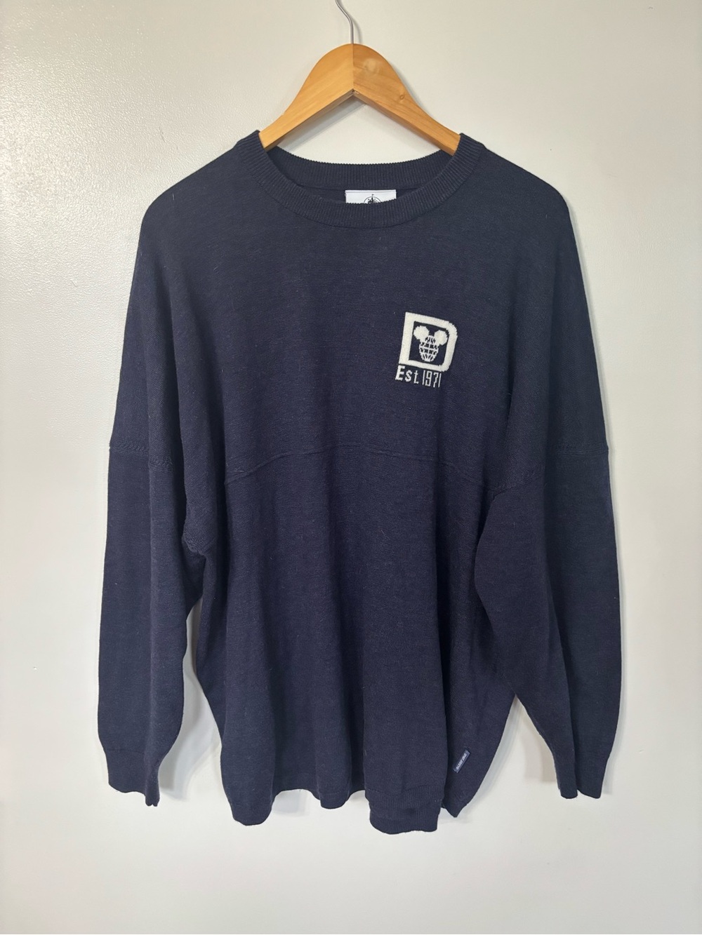 Disney WDW Walt Disney World Wool Knit Spirit Jersey Sweater